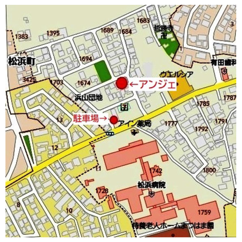 児童発達支援 放課後等デイサービス 保育所等保育認定 ひかりキッズ・アンジェ アクセスマップ
